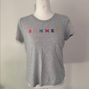 J Crew Summer Collection Tee size medium